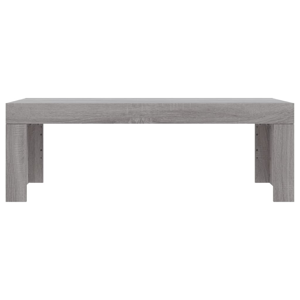 Tavolino da Salotto Grigio Sonoma 102x50x36cm Legno Multistrato