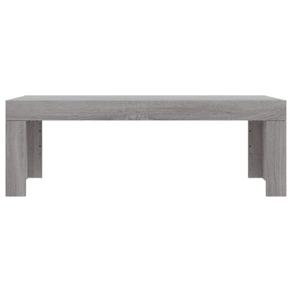 Tavolino da Salotto Grigio Sonoma 102x50x36cm Legno Multistrato