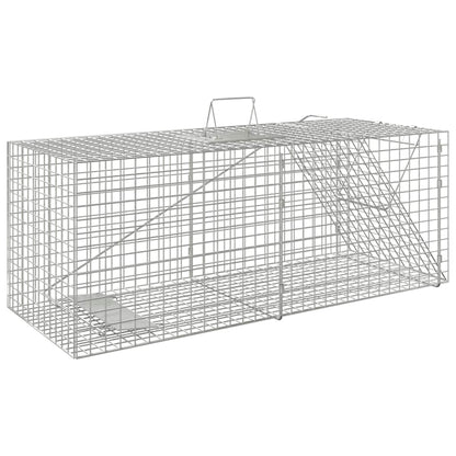 Trappola per Animali 64,5x25x26,5 cm in Ferro Zincato
