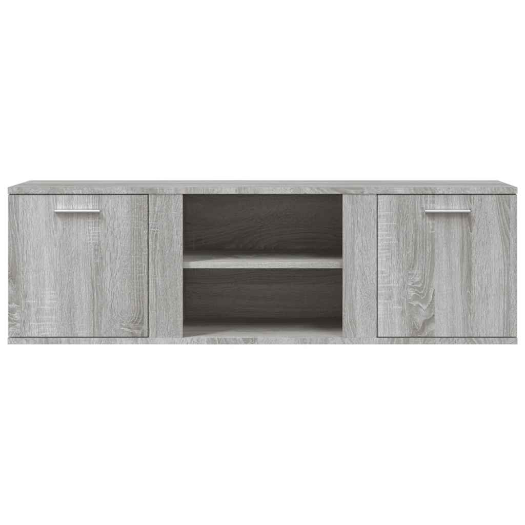 Mobile Porta TV Grigio Sonoma 120x34x37 cm in Legno Multistrato