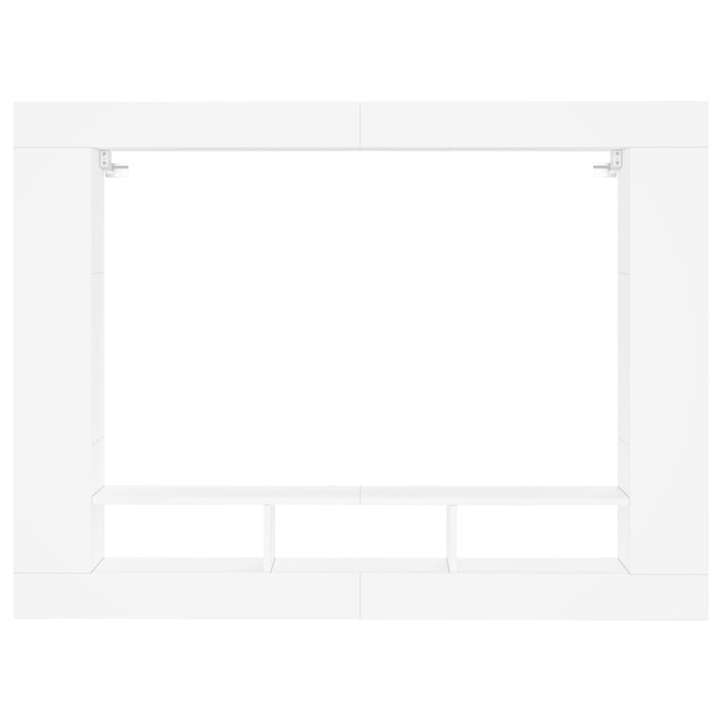 Mobile Porta TV Bianco 152x22x113 cm in Legno Multistrato