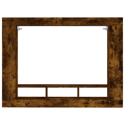Mobile Porta TV Rovere Fumo 152x22x113 cm in Legno Multistrato
