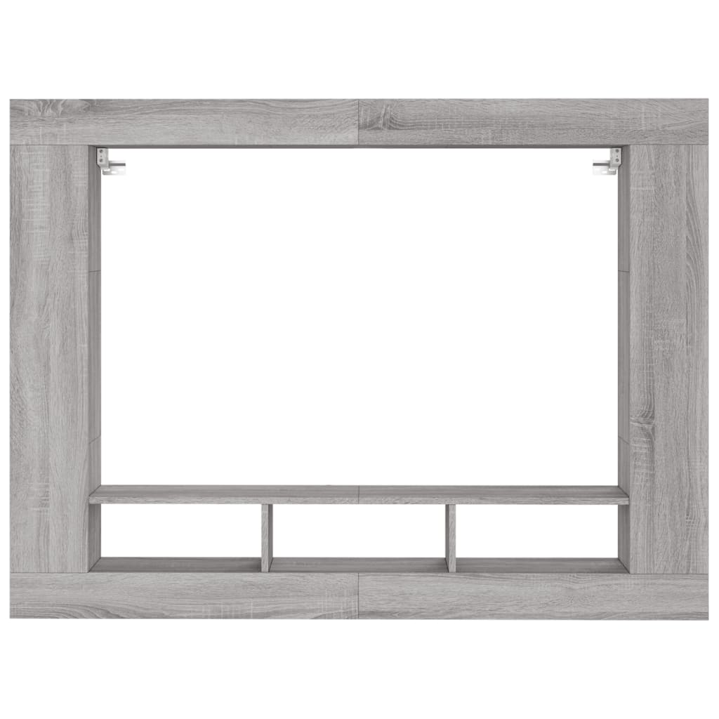 Mobile Porta TV Grigio Sonoma 152x22x113cm in Legno Multistrato