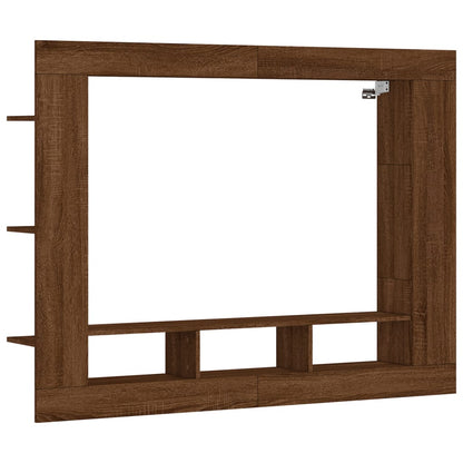 Mobile Porta TV Rovere Marrone 152x22x113 cm Legno Multistrato