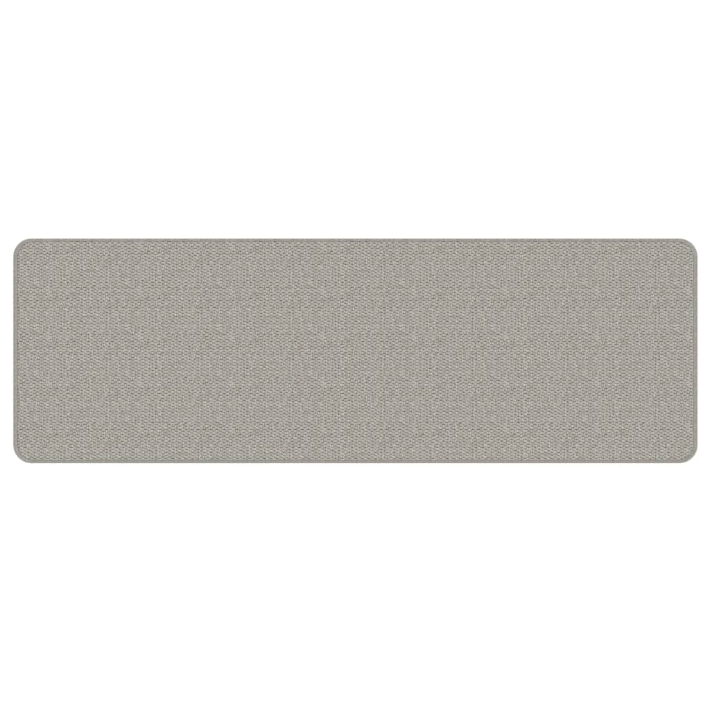 Tappeto Corsia Aspetto Sisal Tortora 50x150 cm