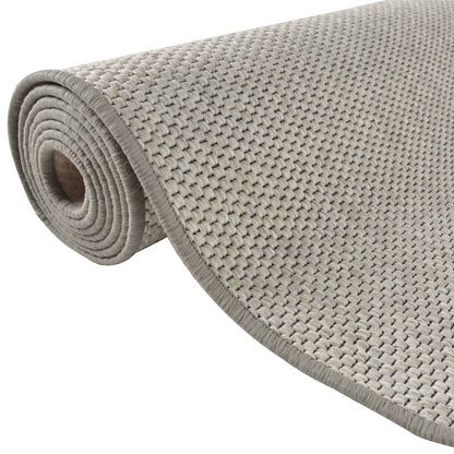 Tappeto Corsia Aspetto Sisal Platina 50x200 cm