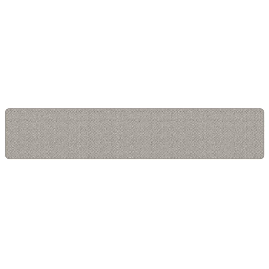 Tappeto Corsia Aspetto Sisal Tortora 50x250 cm