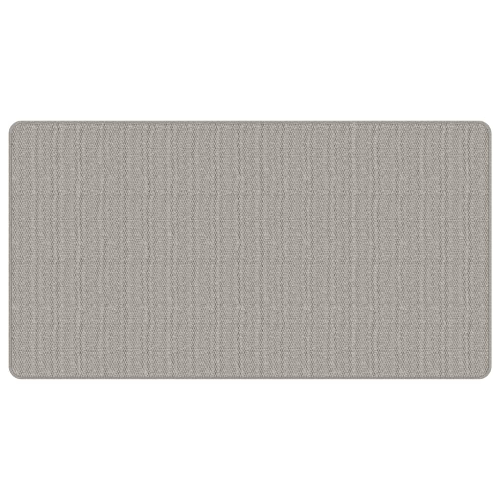 Tappeto Corsia Aspetto Sisal Tortora 80x150 cm