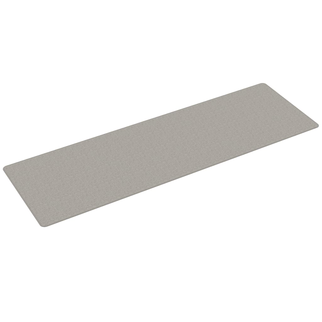 Tappeto Corsia Aspetto Sisal Tortora 80x250 cm
