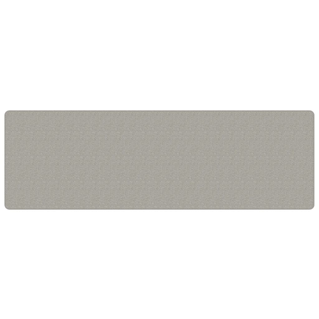 Tappeto Corsia Aspetto Sisal Tortora 80x250 cm