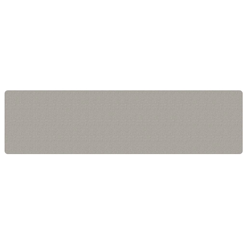 Tappeto Corsia Aspetto Sisal Tortora 80x300 cm
