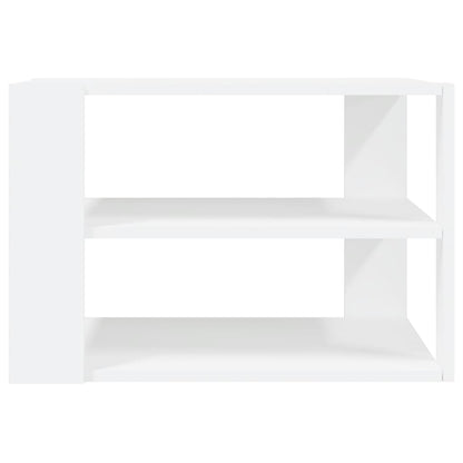 Tavolino da Salotto Bianco 59,5x59,5x40 cm in Legno Multistrato