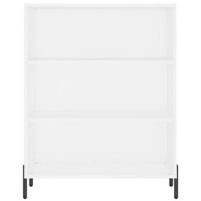 Credenza Bianca 69,5x32,5x180 cm Legno Multistrato