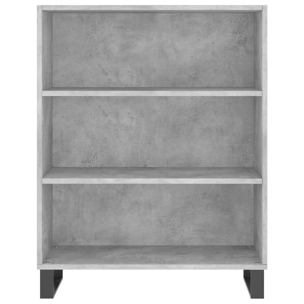 Credenza Grigio Sonoma 69,5x32,5x180 cm Legno Multistrato