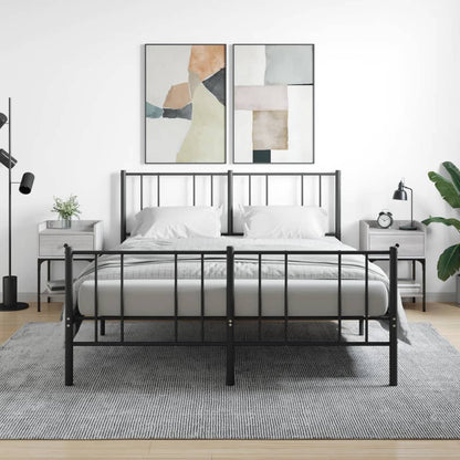 Comodini 2 pz Grigio Sonoma 40,5x31x60 cm in Legno Multistrato
