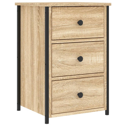 Comodini 2 pz Rovere Sonoma 40x36x60 cm in Legno Multistrato