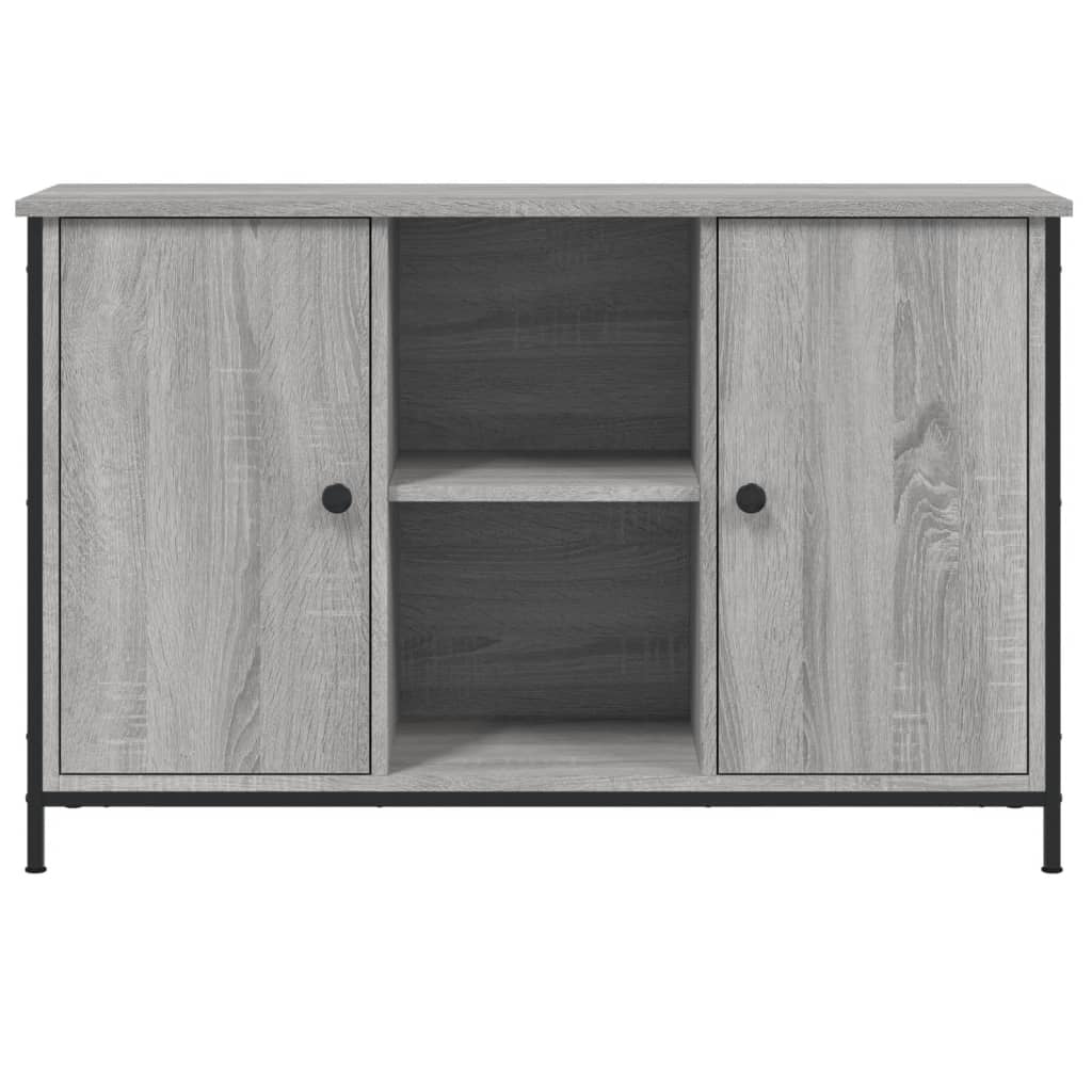 Mobile TV Grigio Sonoma 100x35x65 cm in Legno Multistrato