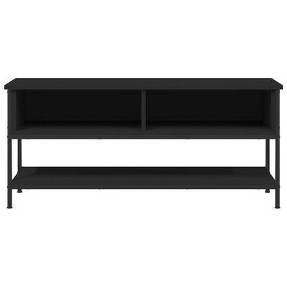 Mobile Porta TV Nero 100x35x45 cm in Legno Multistrato