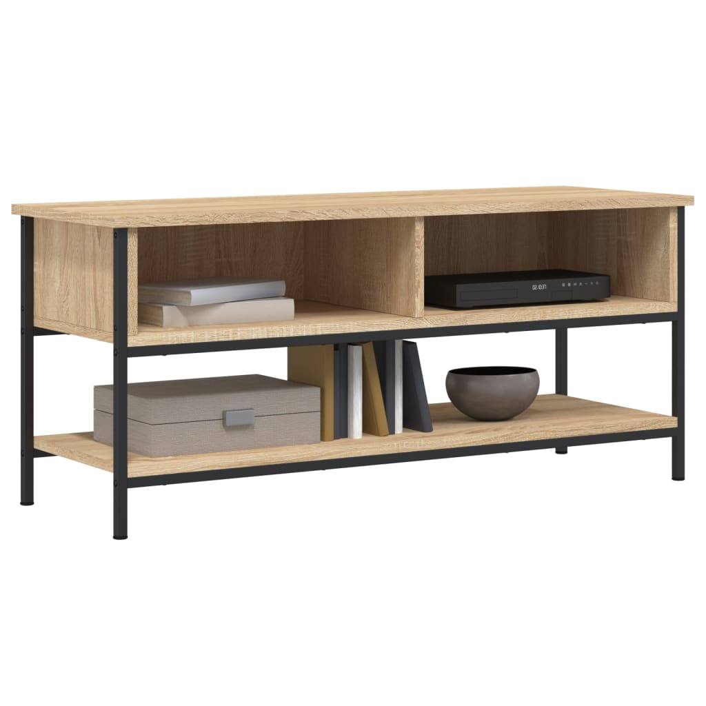 Mobile TV Rovere Sonoma 100x35x45 cm Legno ingegnerizzato