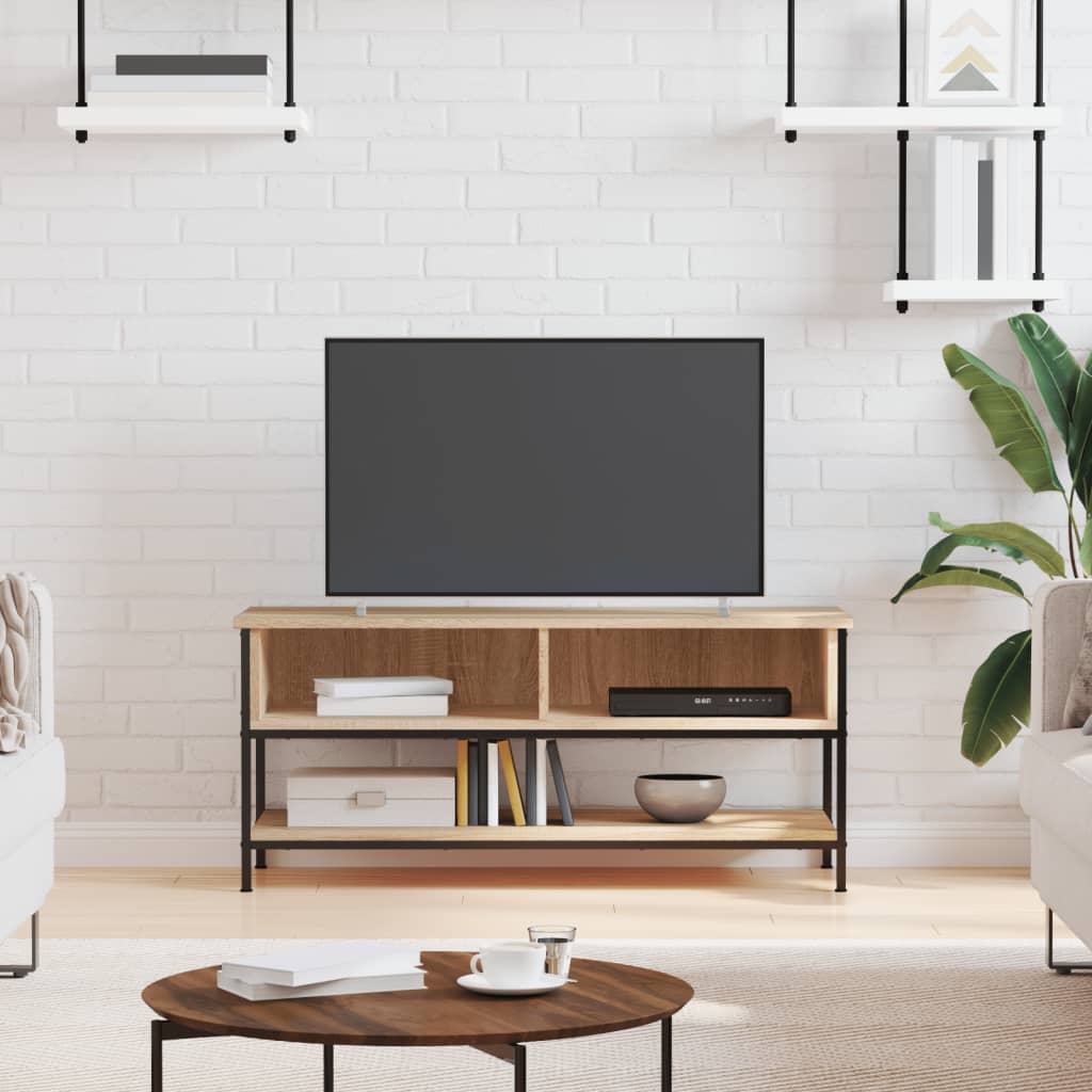 Mobile TV Rovere Sonoma 100x35x45 cm Legno ingegnerizzato