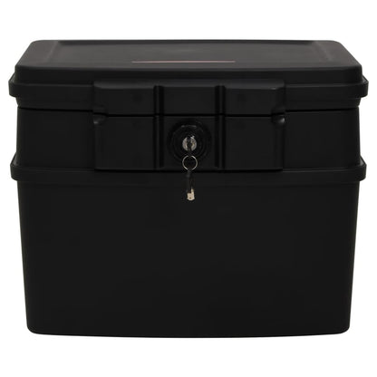 Cassetta di Sicurezza Nera 44x37x34 cm