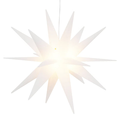 Luci di Natale con LED 3 pz Pieghevoli Bianche 57 cm