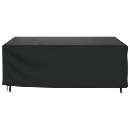 Copertura Mobili Giardino Nera 200x160x70cm Impermeabile 420D
