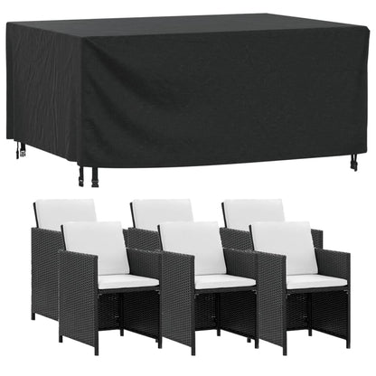 Copertura Mobili Giardino Nera 172x113x73cm Impermeabile 420D