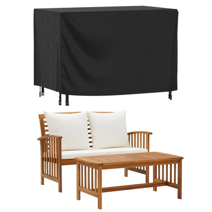 Copertura Mobili Giardino Nera 140x70x90cm Impermeabile 420D