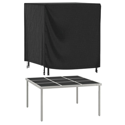 Copertura Mobili Giardino Nera 116x100x120cm Impermeabile 420D