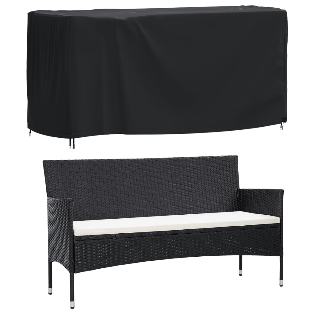 Copertura Mobili Giardino Nera 180x70x90cm Impermeabile 420D