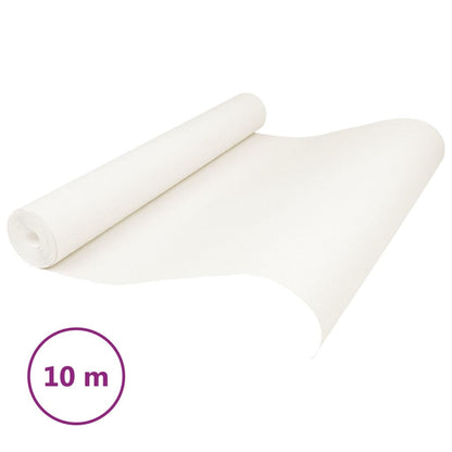 Carta da Parati 3D Crema Solido 10x0,53 m Non Tessuto