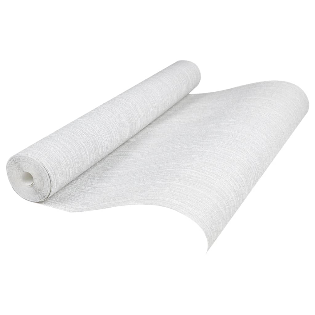 Carta da Parati 3D Grigio Solido 10x0,53 m Non Tessuto