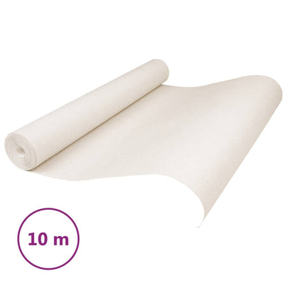 Carta da Parati 3D Crema Solido 10x0,53 m Non Tessuto