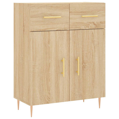 Credenza Rovere Sonoma 69,5x34x90 cm in Legno Multistrato