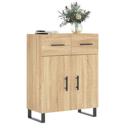 Credenza Rovere Sonoma 69,5x34x90 cm in Legno Multistrato