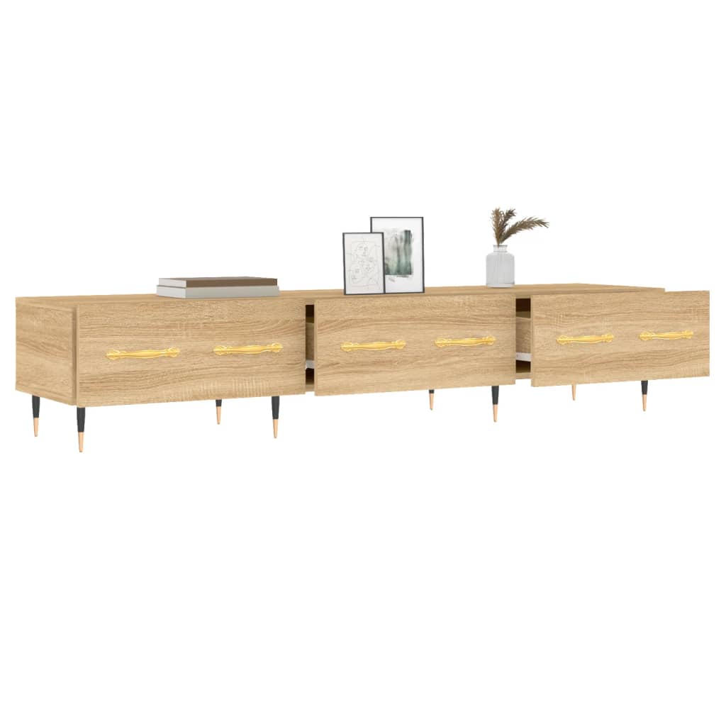 Mobile Porta TV Rovere Sonoma 150x36x30 cm in Legno Multistrato