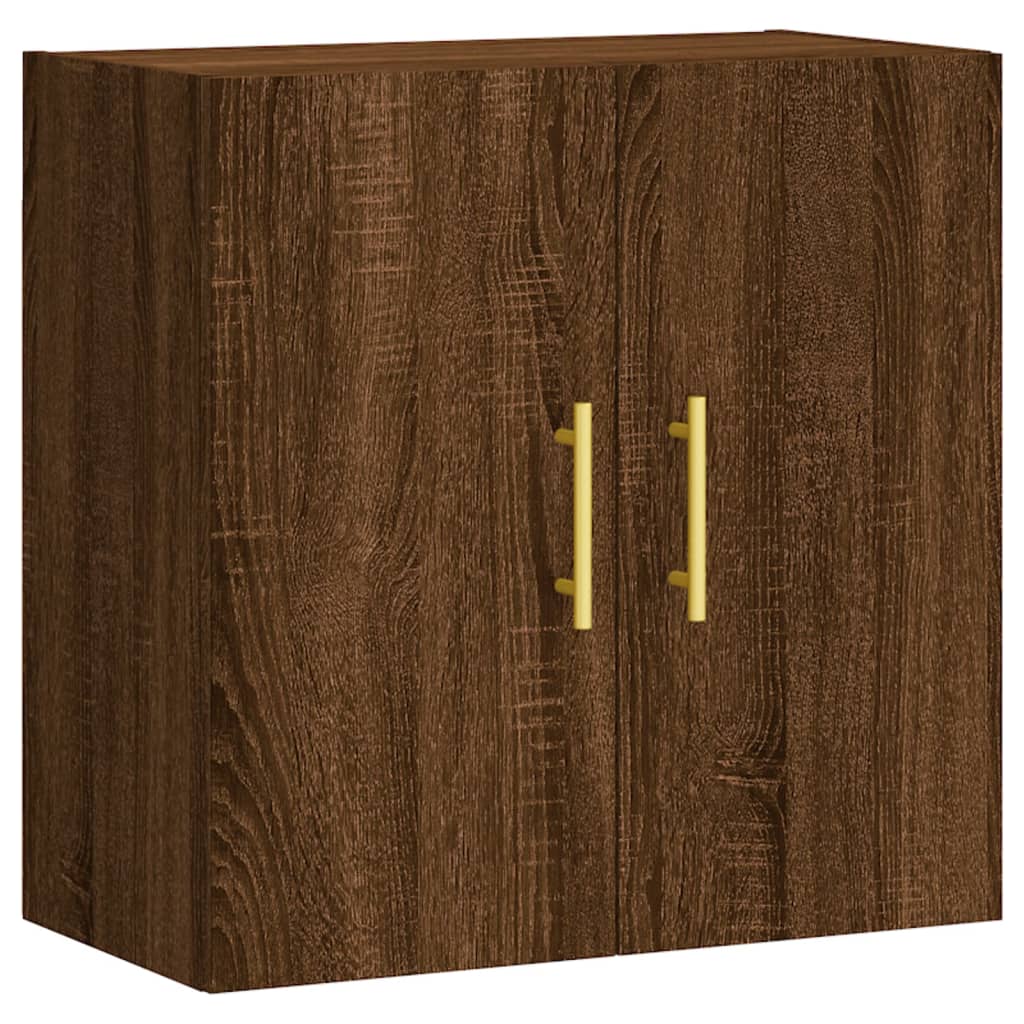 Armadietto a Muro Rovere Marrone 60x31x60 cm Legno Multistrato