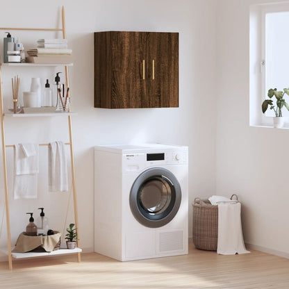Armadietto a Muro Rovere Marrone 60x31x60 cm Legno Multistrato
