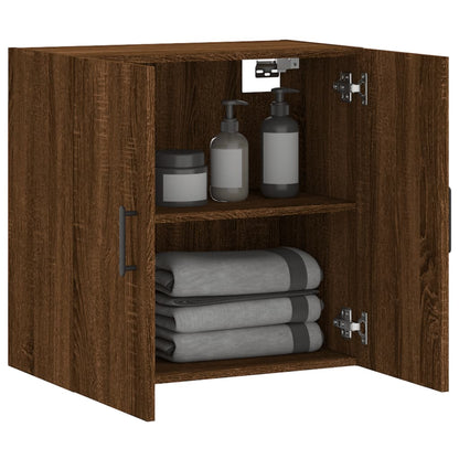 Armadietto a Muro Rovere Marrone 60x31x60 cm Legno Multistrato