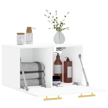Mobile a Parete Bianco 60x36,5x35 cm in Legno Multistrato