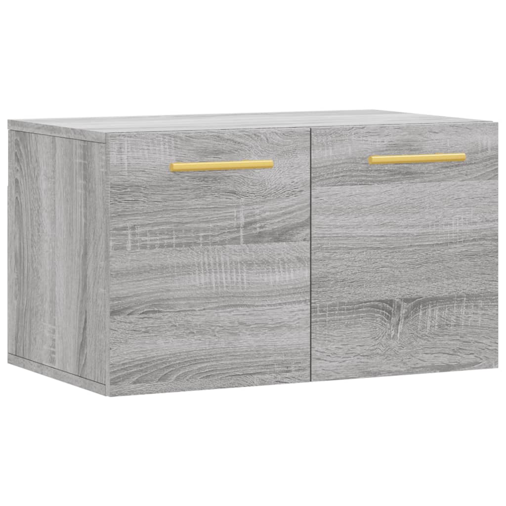 Mobile a Parete Grigio Sonoma 60x36,5x35cm in Legno Multistrato