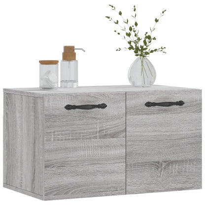 Mobile a Parete Grigio Sonoma 60x36,5x35cm in Legno Multistrato
