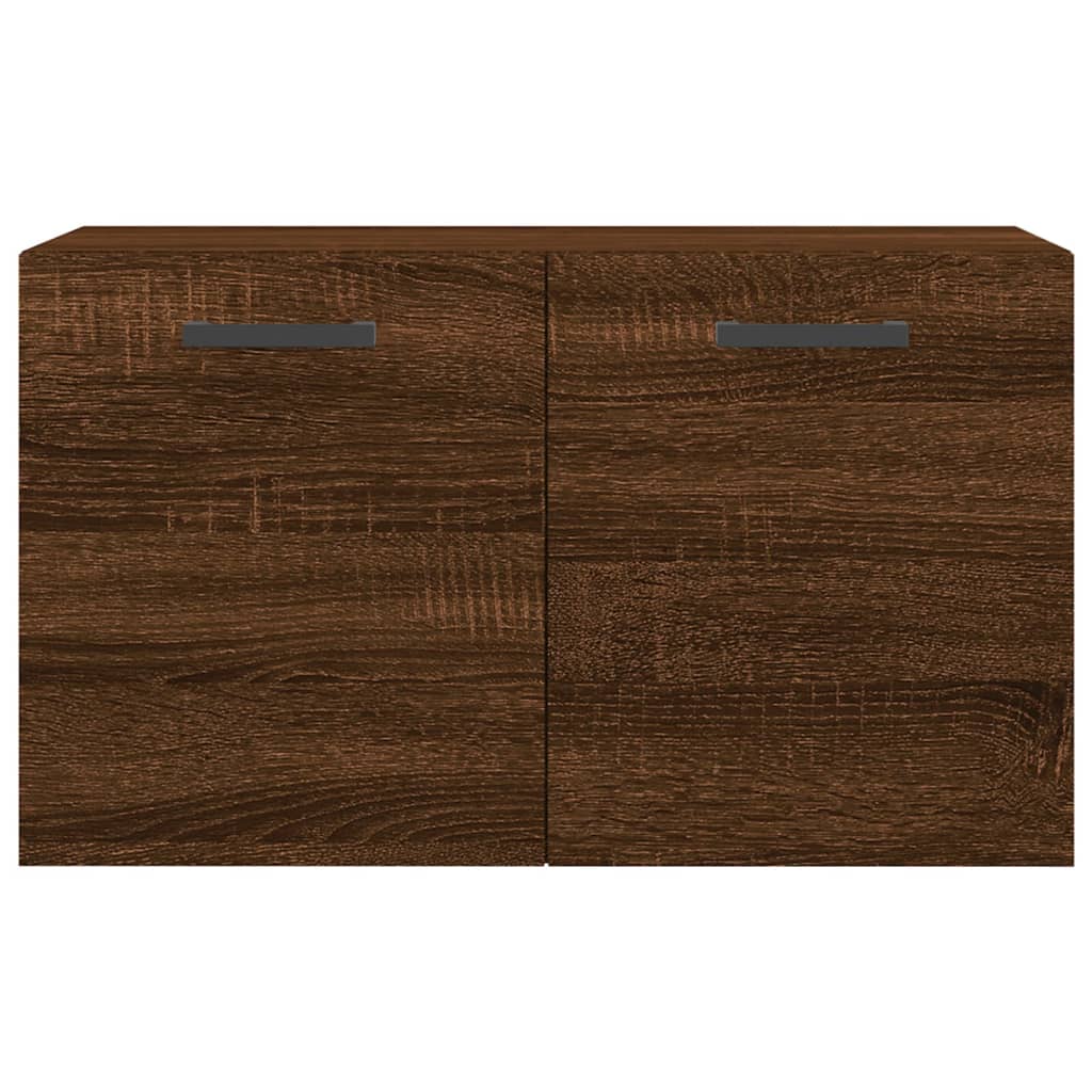 Mobile a Parete Rovere Marrone 60x36,5x35 cm Legno Multistrato