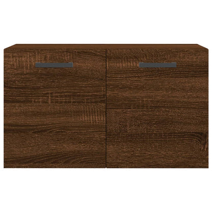 Mobile a Parete Rovere Marrone 60x36,5x35 cm Legno Multistrato