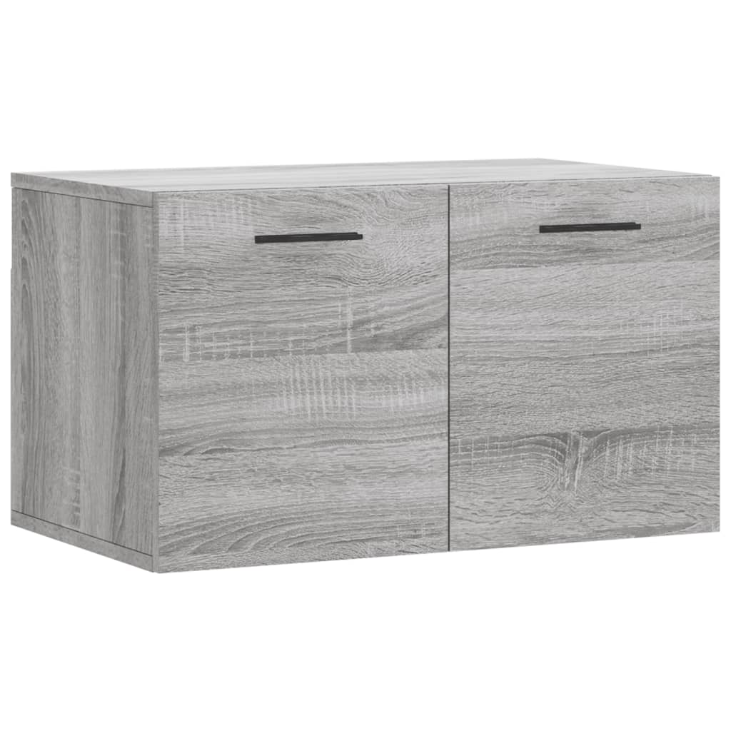 Mobile a Parete Grigio Sonoma 60x36,5x35cm in Legno Multistrato