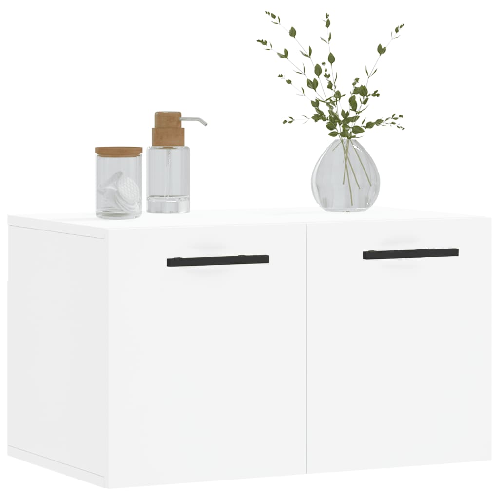 Mobile a Parete Bianco 60x36,5x35 cm in Legno Multistrato