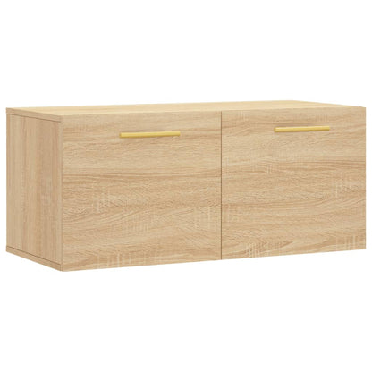 Mobile a Parete Rovere Sonoma 80x36,5x35 cm Legno Multistrato