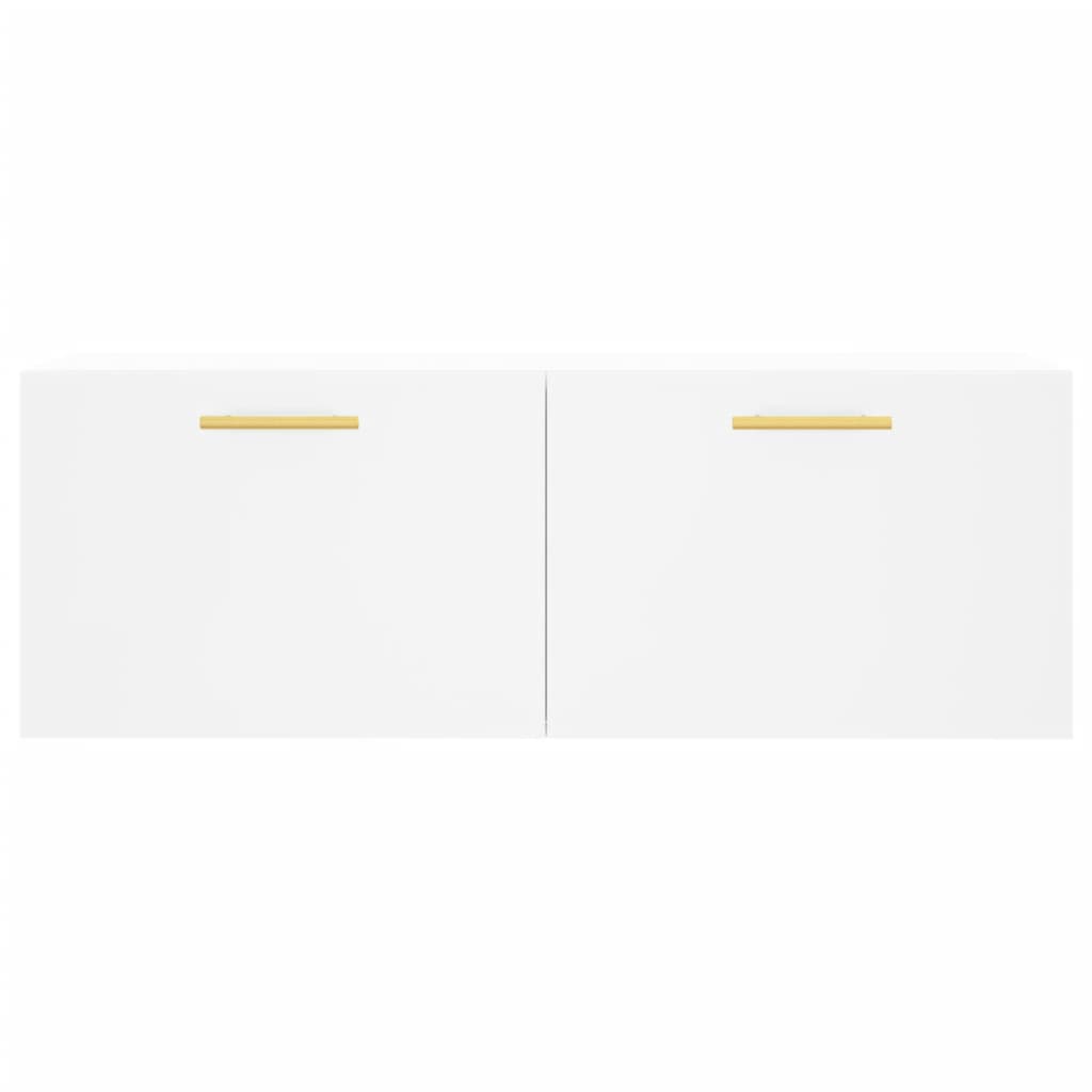 Mobile a Parete Bianco 100x36,5x35 cm in Legno Multistrato