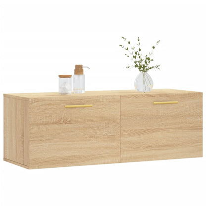 Mobile a Parete Rovere Sonoma 100x36,5x35 cm Legno Multistrato